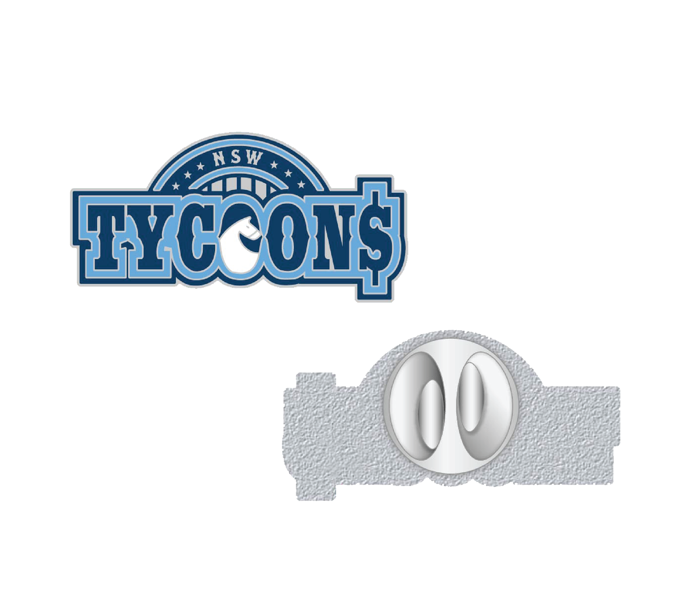 Blue Tycoons Team Pin